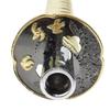 JINGLINGKJ Katana Shift Japanese Sword Gear Japanese Sword for Includes 4 Adapters Knob, Knob, Style, AT/MT Cars, Universal, Custom, (Gold/Black)