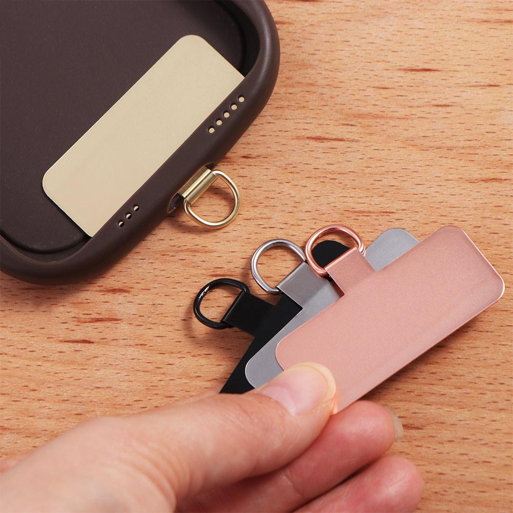 Detachable Metal Phone Patch Stainless Steel Phone Card Clip Phone Lanyard Gasket Mobile Phone