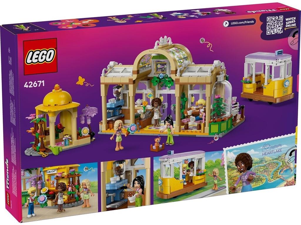 LEGO Constructor House Friends – Plant Cafe and Flower Kiosk (42671)