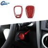 Red Carbon Fiber Key Fob Case Protector Shell for Jeep Wrangler JK 07-17/Compass