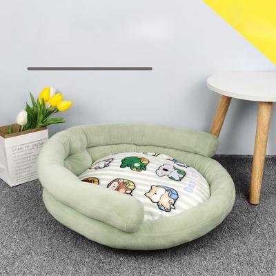 Styl Ins Legowisko dla zwierząt Sofa Gniazdo Kot i Pies Uniwersalne Drukowane Gniazdo Jesienne i Zimowe Legowisko dla kota Legowisko dla psa