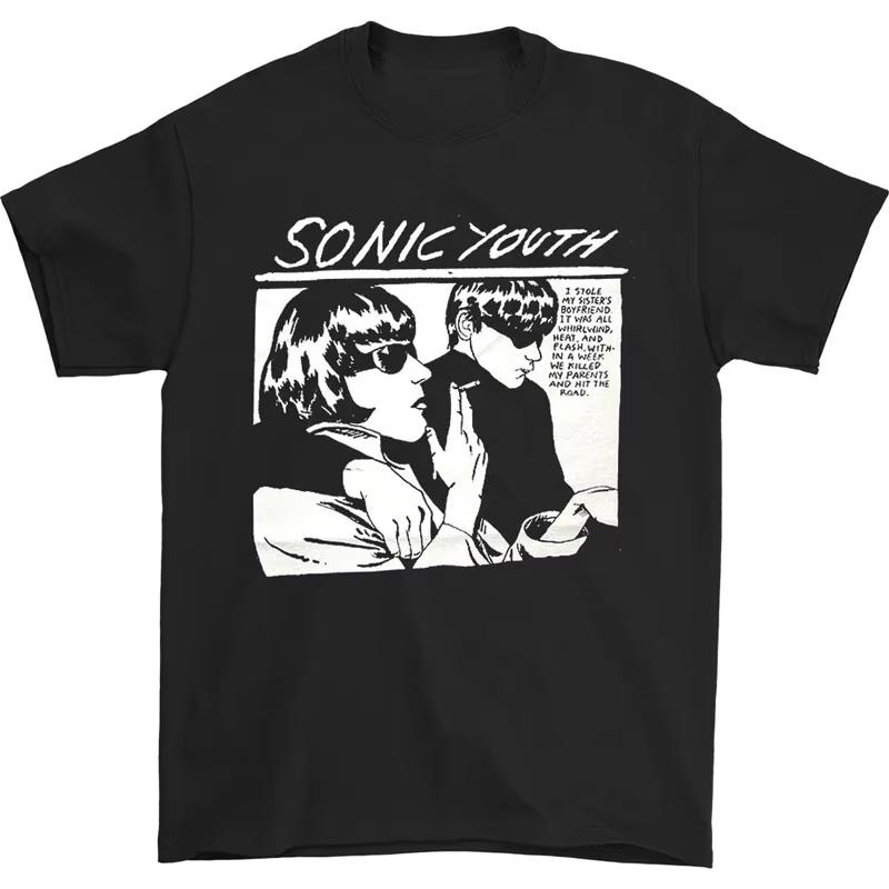 2026 Sonic Youth Sonic Youth Band Rock Punk Casual Tshirt Unisexs And Womens Luxury Band Brand Outdoor Leisure Unisex Top
