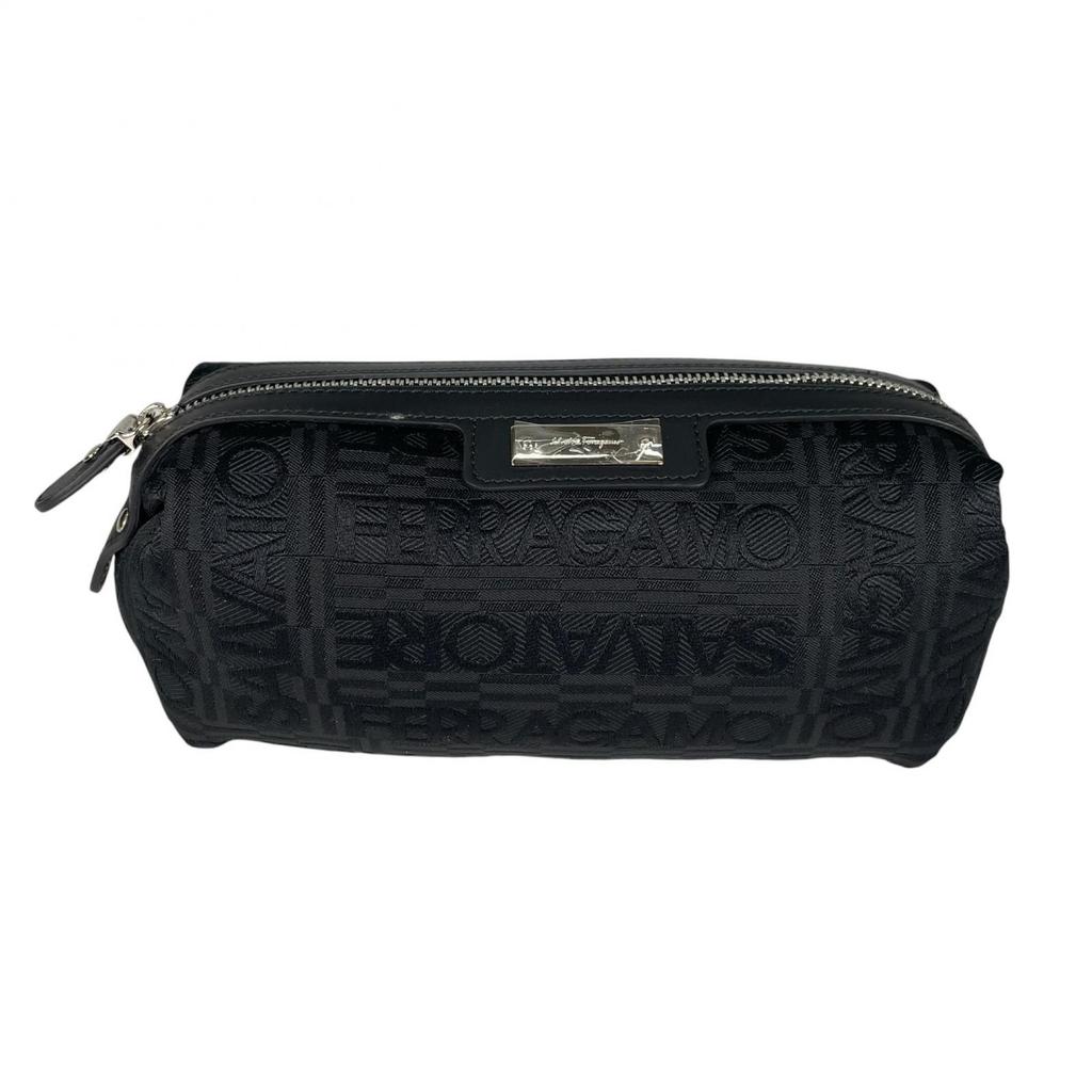 Salvatore Ferragamo AU-22 A266 Pouch black Women used