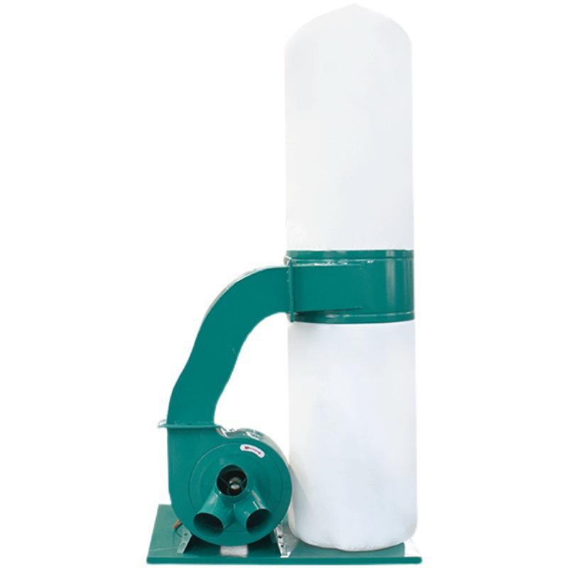 Industrial Woodworking Dust Collector: High-Power Vacuum with Bag Filter for Workshop and Engraving Machine.