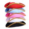 Retro Creative Feathers Pirate Hat Cosplay Pirate Cap Captain Hats Halloween Carnival Party Costume Props Holiday Gifts