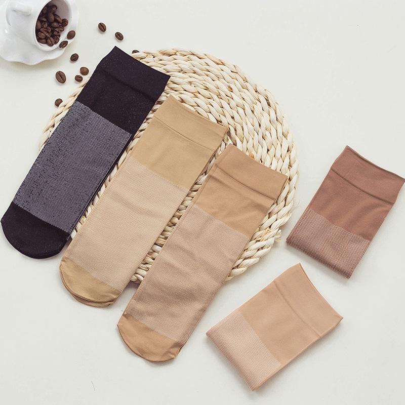 

Urgot 5 пар женские бархатные толстые носки весна-осень из хлопка с массажной подошвой, дышащие нескользящие носки, женские короткие носки EUR 35-39