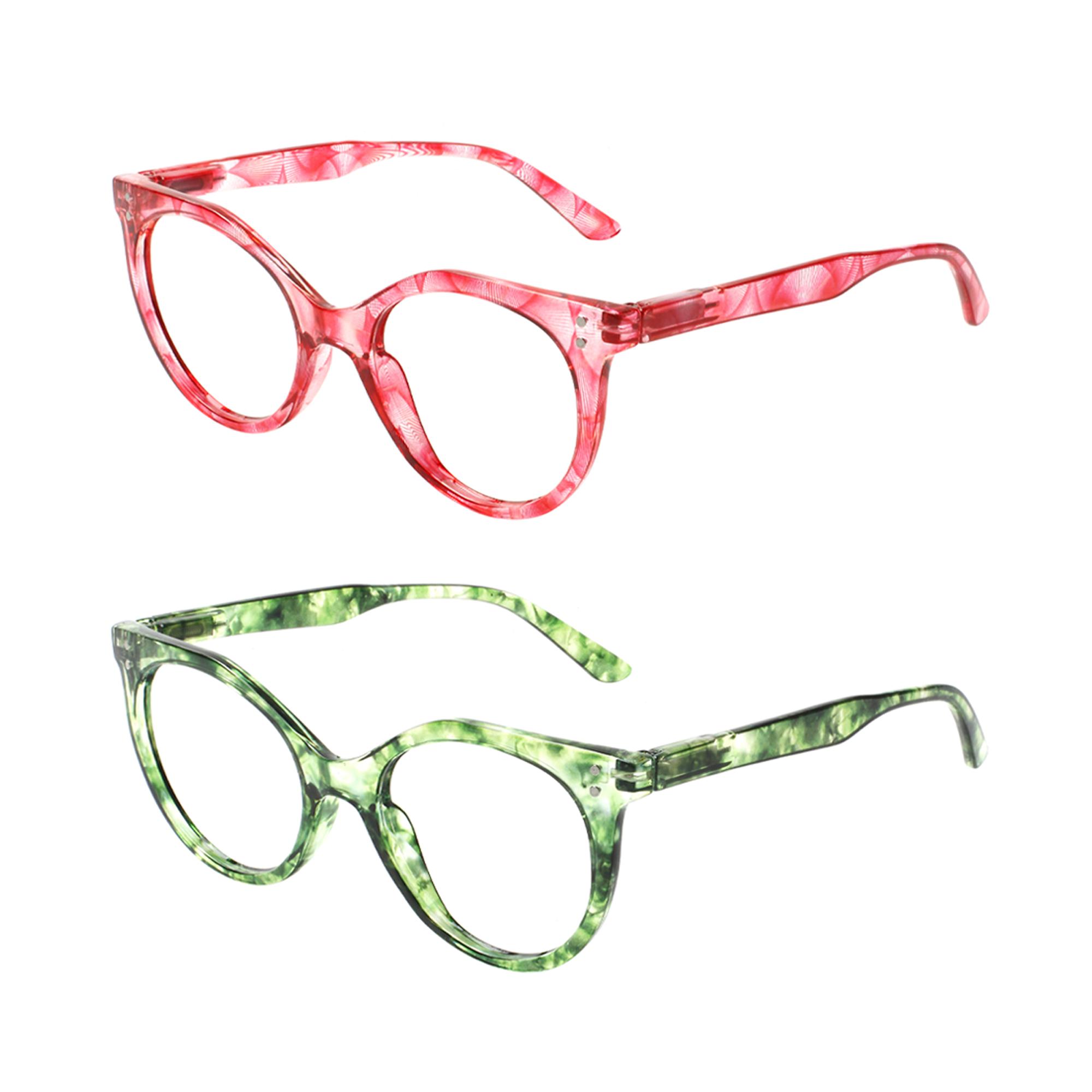 TUREZING Presbyopia Eyeglasses Diopter Eyeg-lasses For Men Women High-Quality Blue Light Circular Frames Flexible Spring Hinge 0