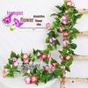 Rattan Morning Glory Green Leaf Ceiling Vine Decoration 2025 - Artificial Greenery for Air Conditioner and Water Pipe Cover