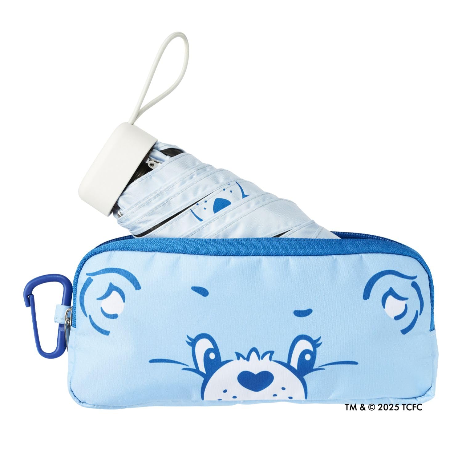 

Moonbat CARE GRUMPY 30315 Бледно-голубой Складной Термо- и Светозащитный УФ Подходит для Дождя или Включает Карабин и Чехол Зонт BEARS™, Компактный, Блокирующий,