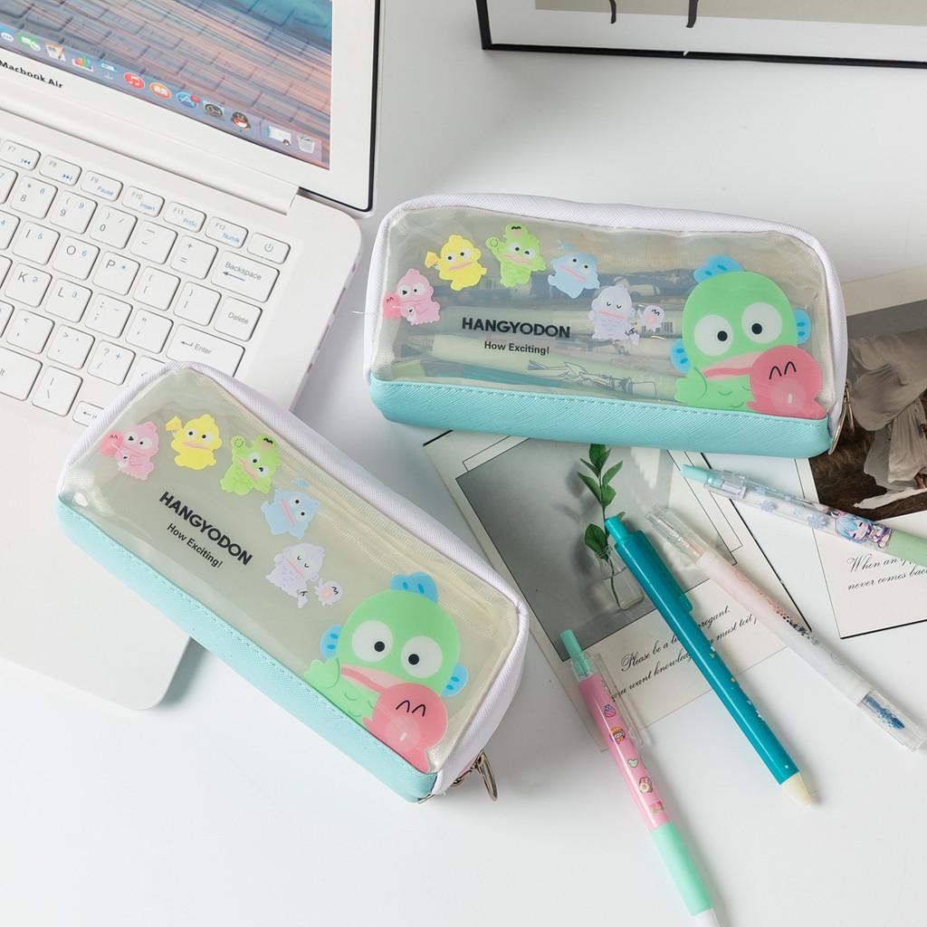 Hangyodon Pen Cartoon Bag With Dual Layers And Spacious Storage Students For