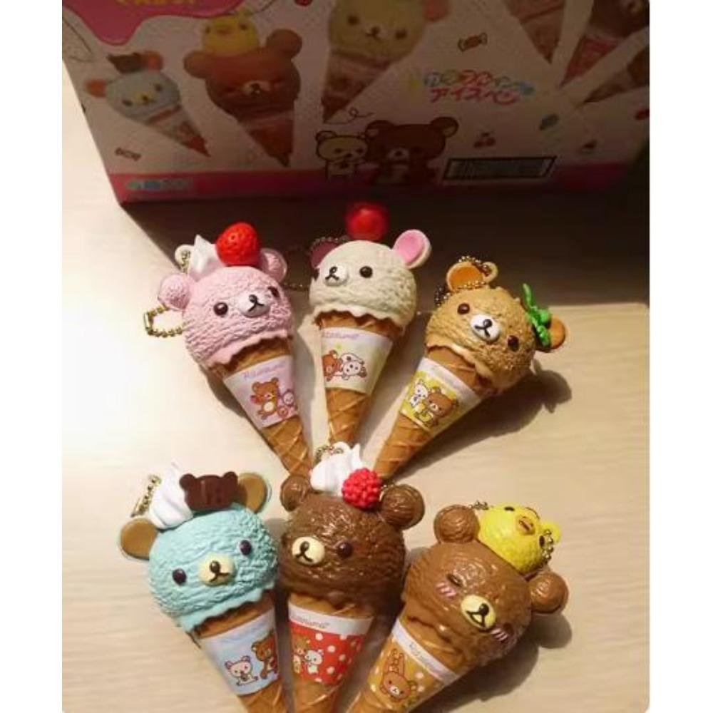 Jucărie Capsulă Kawaii Drăguță de Anime Cutie Surpriză Lanț cu Mărgele Ursuleț Înghețată Pandantiv Agățat Geantă Păpușă Model Decorațiune Cadou pentru Copii