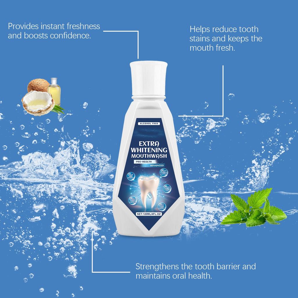 Mouthwash Gentle Ingredients For Daily Care Refreshing Mint Mouthwash 120ml