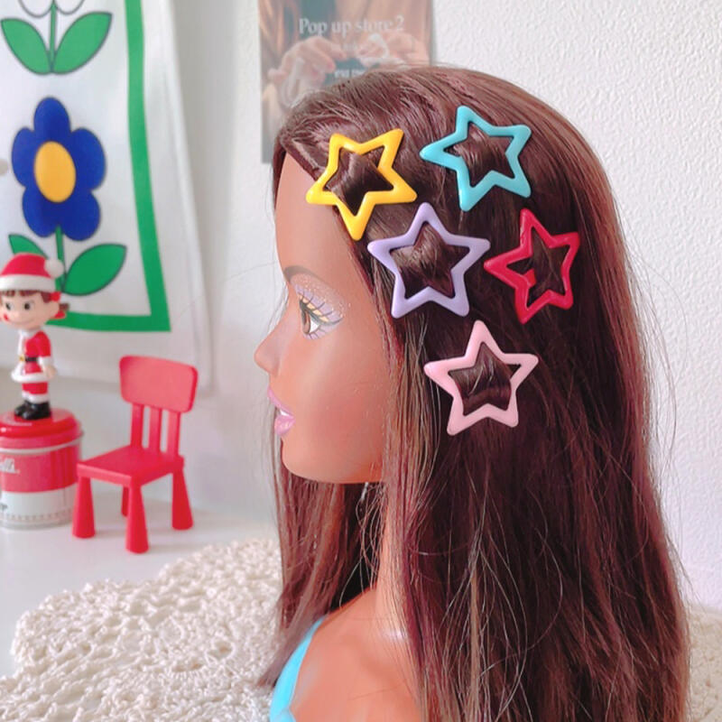 Vivid Star Snap Hairpins (10 in 1 set)