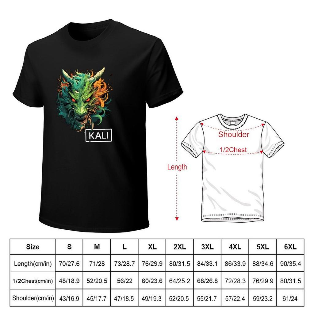 Kali Linux Dragon Design for Modern Penetration Testers TShirt topping aesthetic clothes heavy weight t shirts for men