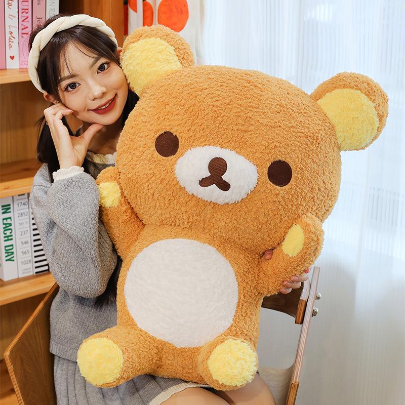 Rilakkuma Sleep-Aid Pajamas Plush Toy - Removable Cute Doll Gift for Women