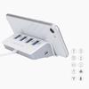4 Port USB Hub Multiple Interfaces OTG Hub Adapter For Phone Tablet Desktop