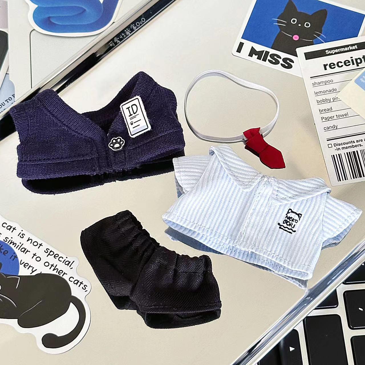 

Хлопковая кукла 10 см - Повседневный набор 10cm Doll Clothes