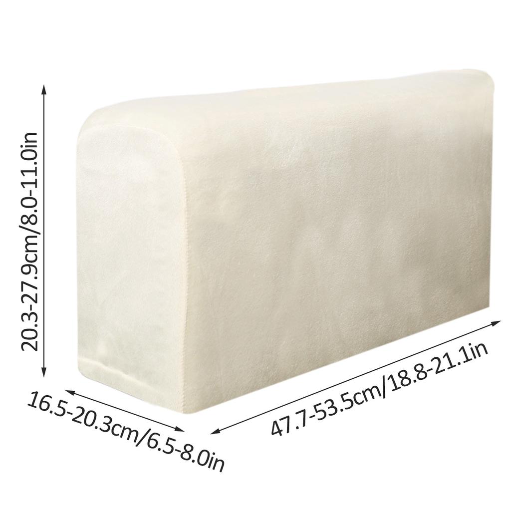 2pcs Sofa Armrest Protector Universal Armchair Covers Non-Slip Soft Warm Couch Arm Rest Covers Thickened Furniture Protector