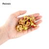 7 Pcs Golden Red Meteor Hammer Metal Dice Solid Metal Polyhedral Dice Set Suitable for Role-Playing RPG  Board Game Card Game