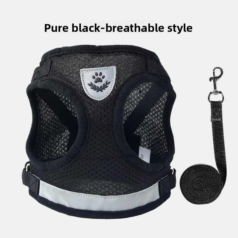 Haustier Outdoor Leine, Kleine und Mittelgroße Hunde Brust und Rücken Reflektierende Hundeleine, Katzenleine