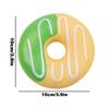 Durable Dog Squeak Chew Toys Donuts Ice Cream Burger Style Floatable On Water Training Outdoor Simulation Pet Chewer Toy