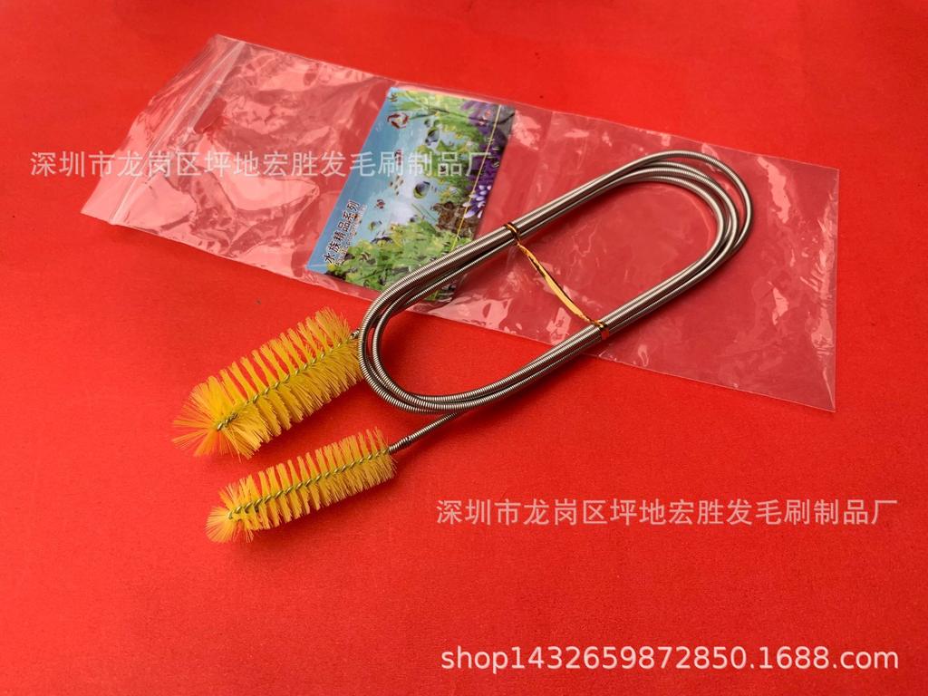 155CM Aquarium Pipe Cleaning Brush, Spring Bristle, Various Specs & Colors