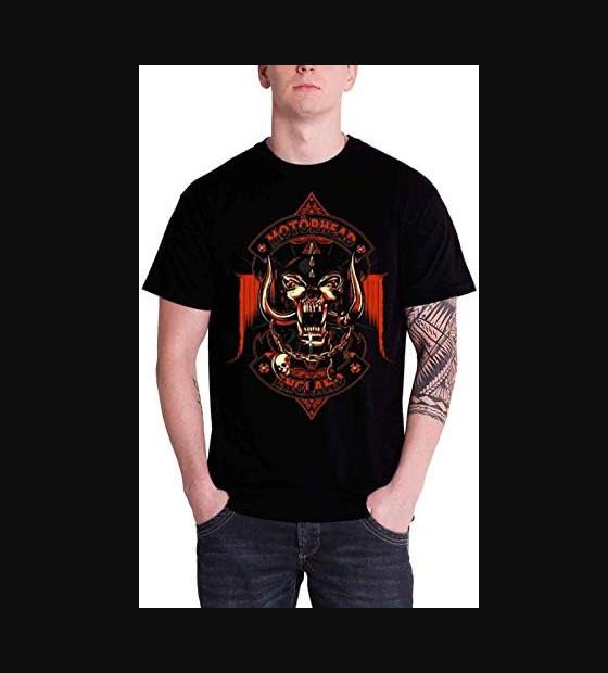 Motorhead Orange Ace Of Spades T-shirt size S-5XL S