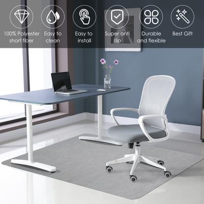 Office Rolling Chair Mat Anti Slip Self-adhesive Desk Rug Gaming Swivel Chair Mat Protective Rolling Floor Desk Bedroom