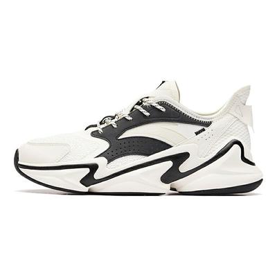 Lifestyle Series Fabric Synthetic Leather Shock Absorbing Non-Slip Wear-Resistant Breathable Lightweight Low-Top Casual Shoes 11938883-2