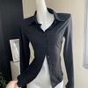 Chemise cintrant la taille, Haut ajusté et flatteur à nouer sur le devant