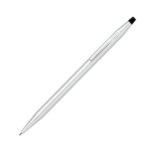 Matita Meccanica Cross Classic Century Cromata Lucida 0.7mm in Scatola Regalo Premium - Perfetta per Regali, Festa del Papà, Promozioni e Altro.