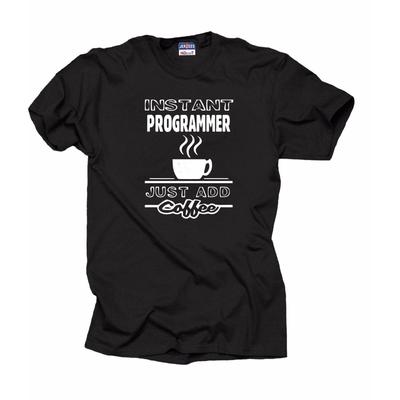Gift For Programmer Instant Programmer Just Add Coffee Programmer T Shirt