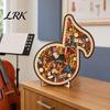 Precision Cut Wood Puzzle Musical Note Wooden Decoration, Instrument Jigsaw Puzzle, Decoration Family Night Challenge Game, Gift for Kids Adults Game