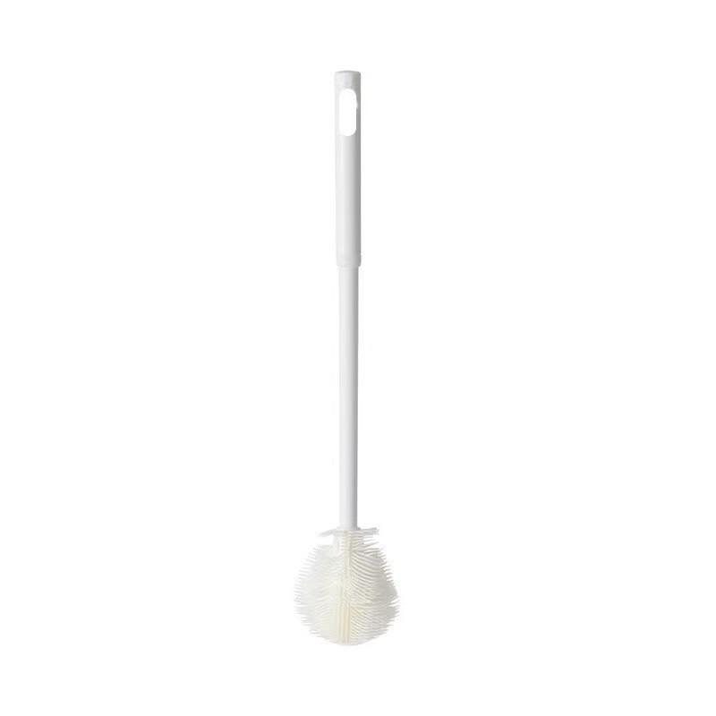 Long Handle Silicone Bend Brush for Dead Angle Cleaning - Multipurpose for Baby Bottles & Tea Stains