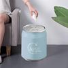 Cola Can Dustbin Small Round Trash Bin with Press Lid for Bathroom