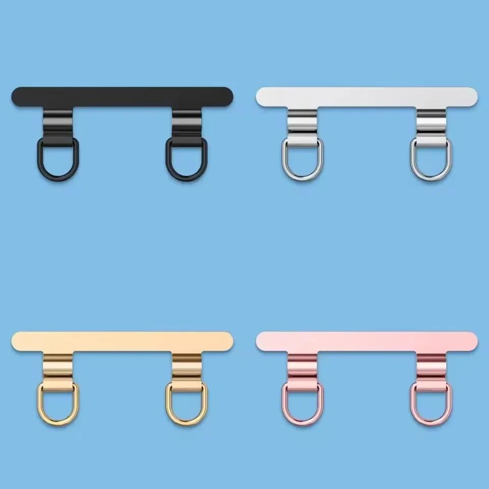 Xiaomi Cordón para Teléfono Móvil de Acero Inoxidable Junta Clips para Colgar Cordón de Metal Ultra Fino Parche de Correa para Teléfono Móvil Clip de Tarjeta de Reemplazo