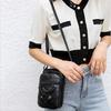 1 Pièce Sac bandoulière téléphone vintage en cuir PU Sac à bandoulière pour femme Mini sacs à main