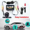 4.3Inch Car Reverse Monitor Rear View Camera Backup Camera Kit Car Monitor Display Parking System Rear View Reverse Monitor