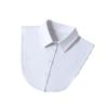 Women's Fake Collar: White Multi-Style Decorative Shirt Collar - Square, Stand-Up, Round Collars in Cotton for Spring & Autumn