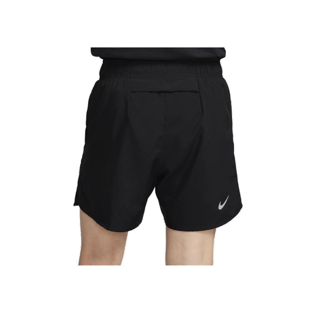Nike Challenger Flash Logo Lined Sports Casual Shorts Men Shorts Black FN3049-010