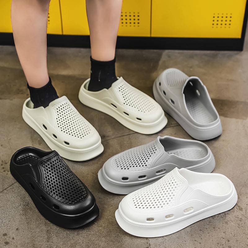 Men's Casual Lightweight Comfortable Summer Sandals Men's Outdoor Beach Slippers Family Couple Couple Walking Shower Shoes