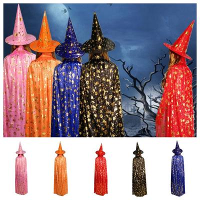 Cosplay Fantasia de Halloween Adereços de Cosplay Chapéu de Bruxa Realista Capa Criativa de Halloween Hallowmas