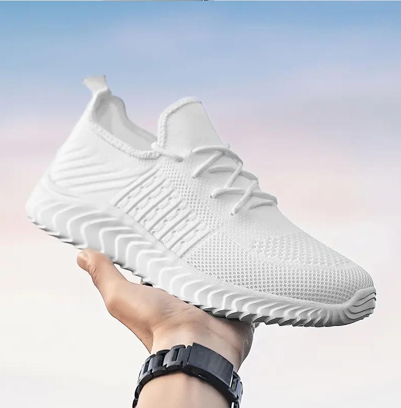 

Летняя обувь Мужские кроссовки Повседневная обувь Высококачественная мужская дышащая модная спортивная легкая прогулочная обувь Обувь Zapatillas Hombre 46 белый