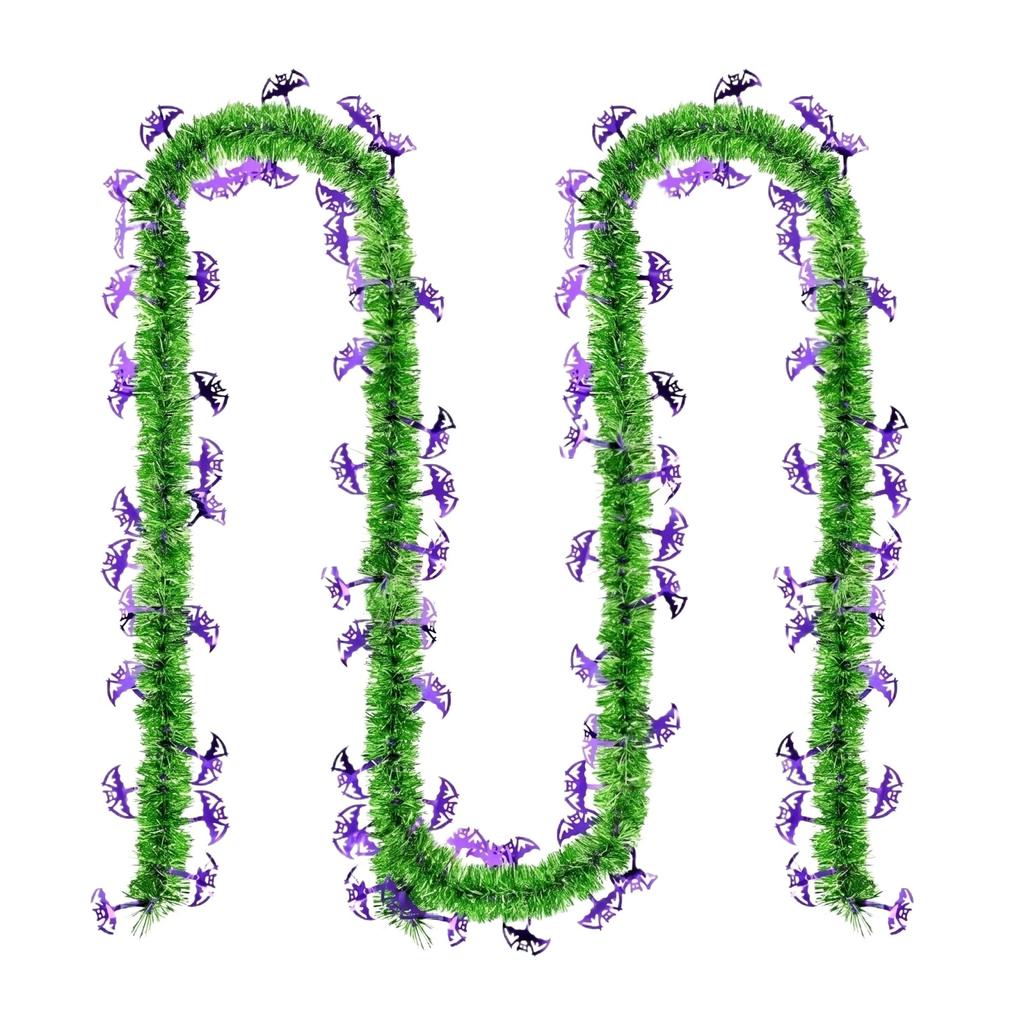 Halloween Party Garland Decoration Hanging Streamers for Indoor Outdoor Use Lightweight Durable Material Length Suitable for Multiple Events