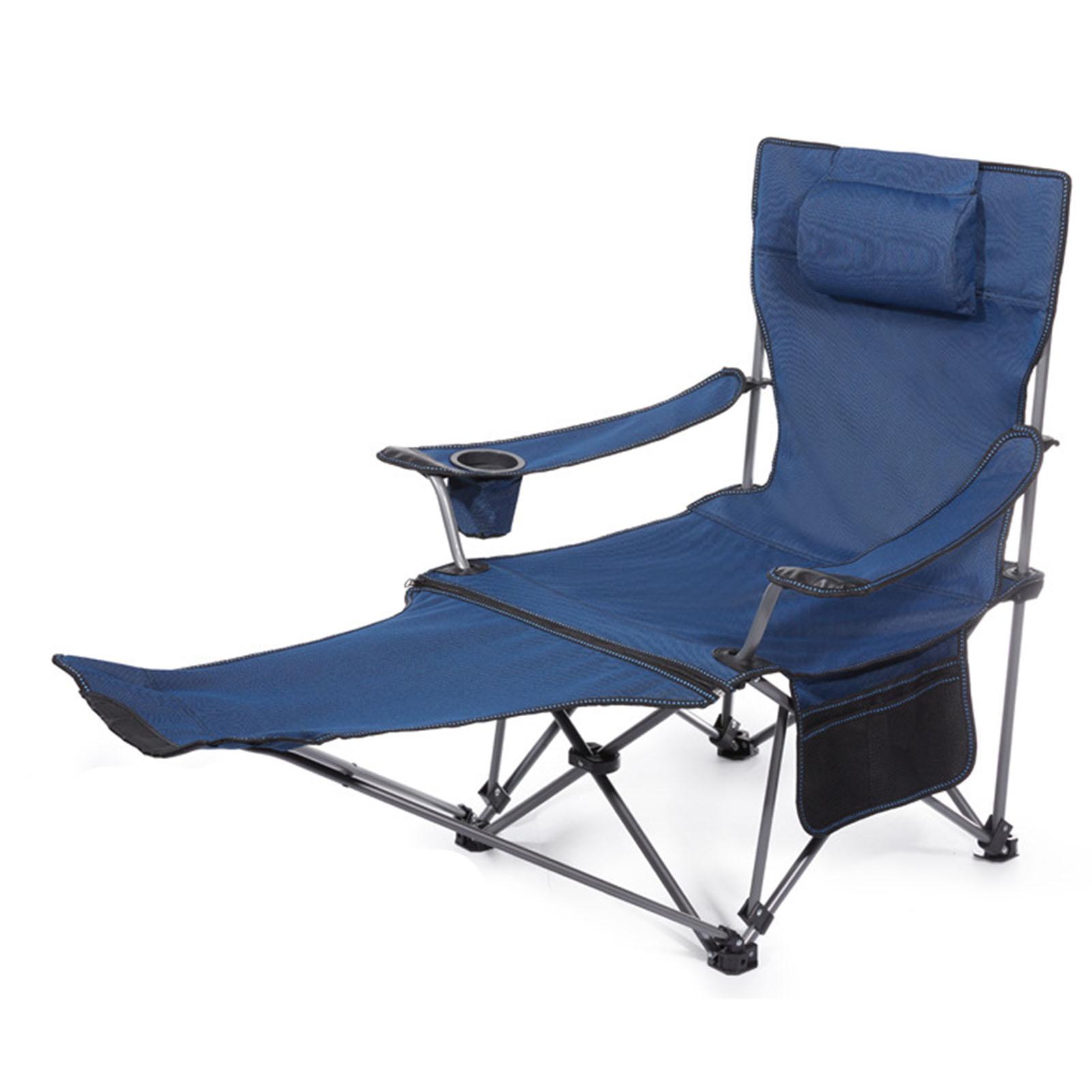 

Уличный складной стул, портативный гибкий синий Оксфордский стул из железной рамы для кемпинга для рыбалки