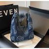 2025 Neue Denim-Tasche Damen Lässig Vielseitige Achseltasche Leicht Einfache Umhängetasche