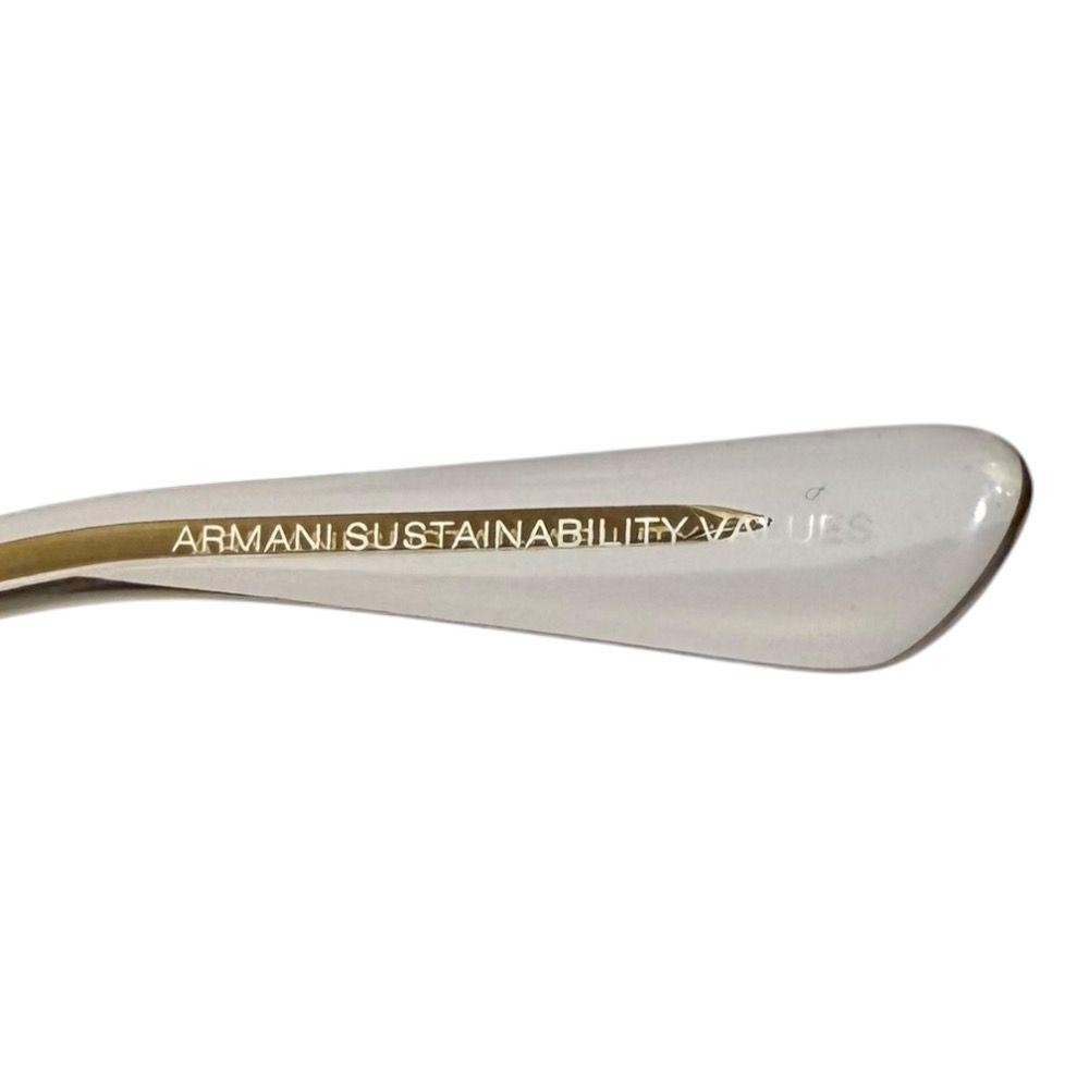 Used Good EMPORIO ARMANI Glasses EA3239F Brown Men's Old Clothes Used USED