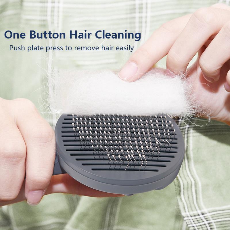 Nice Pet Cat Hair Removal Grooming Comb Dog Puppy Remover Bath Brush Deshedding Tool Cats Rabbit Combs Cleaning Hair Clipper Supplies