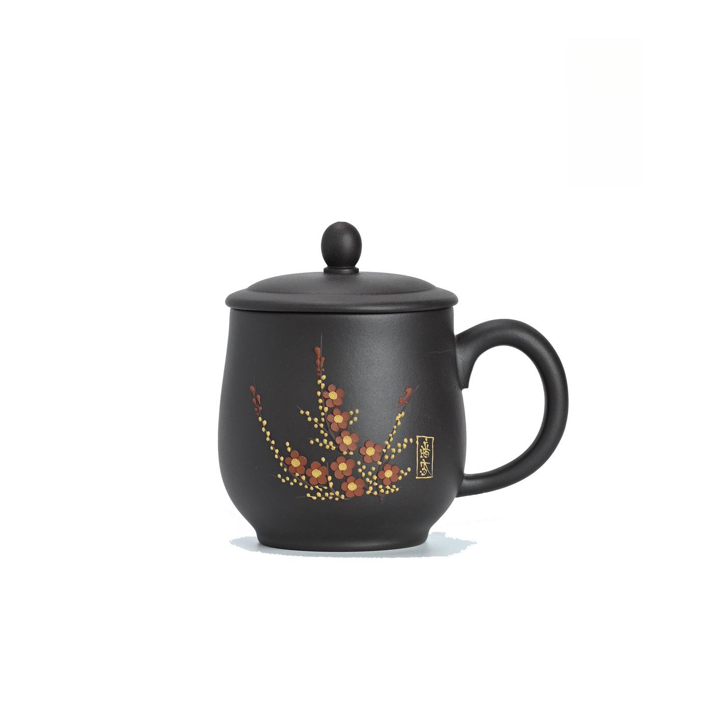 

Original Purple Clay Hand-Painted Incense-Infused Large-Capacity Teacup, Yixing Teapot, Kung Fu Tea Cup, Set 450 As Your Choose