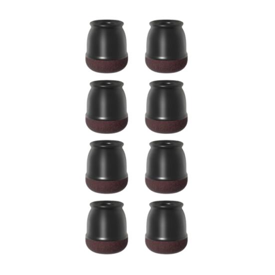 8Pcs Chair Leg Protectors Thickened Bottom Wrapped Non-Slip Design Universal Easy To Install Stool Chair Leg Caps Protection Covers